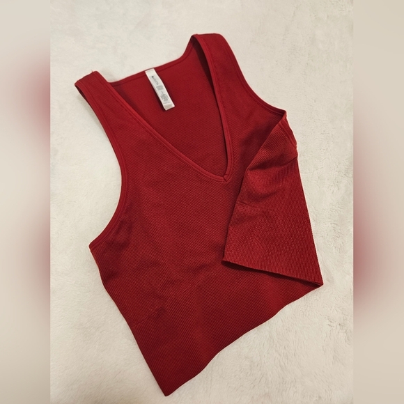 Athleta Aurora Seamless Crop Rib Tank - Picture 4 of 8